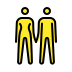 woman and man holding hands